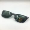 Lunette de soleil rayban Noir gris verre vert 52-14-136