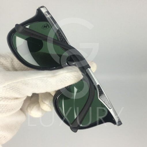 Lunette de soleil rayban Noir gris verre vert 52-14-136 – Image 5