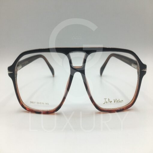 Lunette optique jolie vision Double pont Oversize 55-14-145