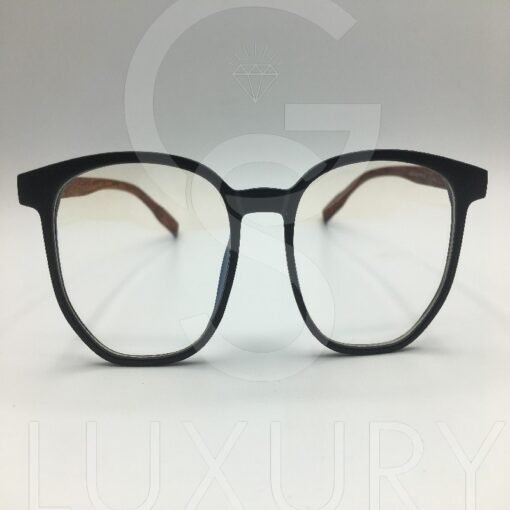 Lunette optique SM noir bras bois 52-17-150