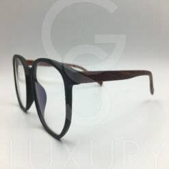 Lunette optique SM noir bras bois 52-17-150