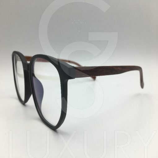 Lunette optique SM noir bras bois 52-17-150 – Image 2