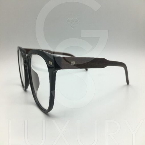 Lunette optique SM noir bras bois 52-21-148 – Image 2