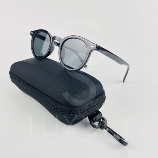 Lunette de soleil David Beckham Rond noir E140 – Image 5