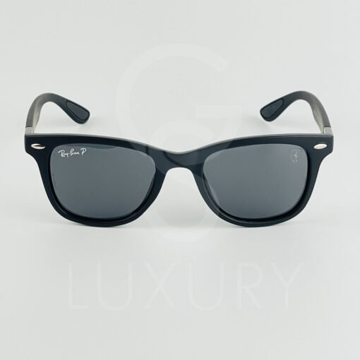 Lunette de soleil noir polarisé wayfarer – Image 2