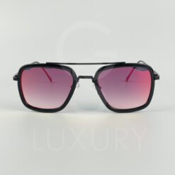 Lunette de soleil DT cadre noir verre caméléon orange 1932B