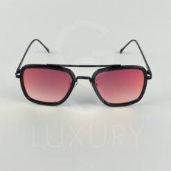 Lunette de soleil DT cadre noir verre caméléon orange 1932B