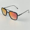 Lunette de soleil DT cadre noir verre caméléon orange 1932B