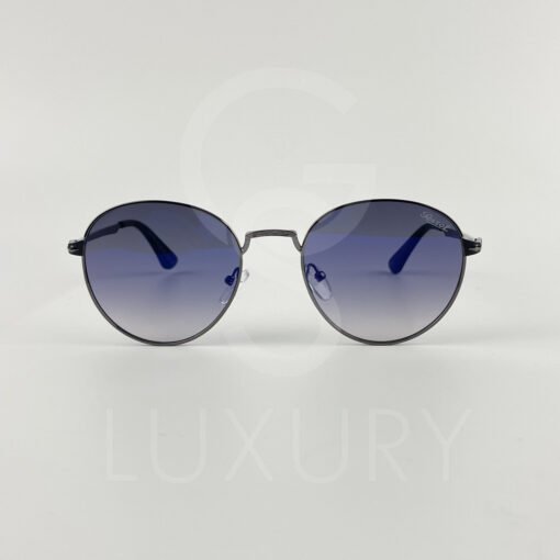 Lunette de soleil P rond gris verre bleu H5605 – Image 2