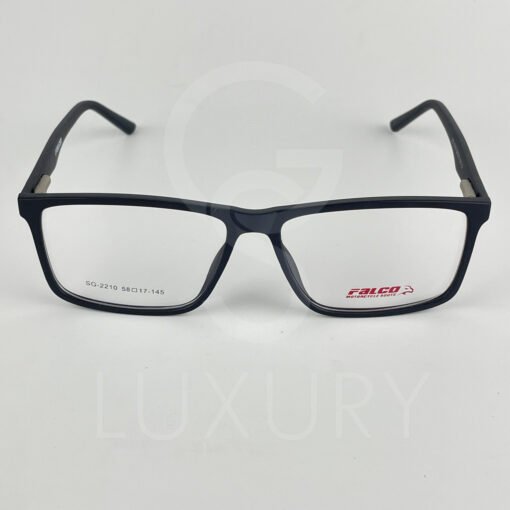 Lunette optique carré noir falco – Image 3