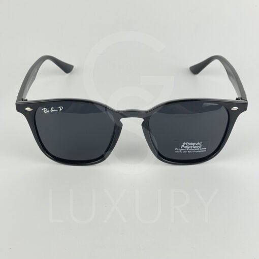 Lunette de soleil RB carré noir polarisé – Image 3