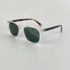 Lunette de soleil DB carré transparent verre vert bras tigré DB7001