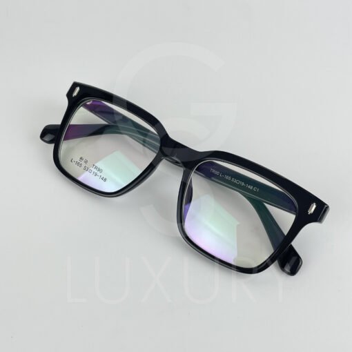 Lunette Optique Noir carré L-165 – Image 4