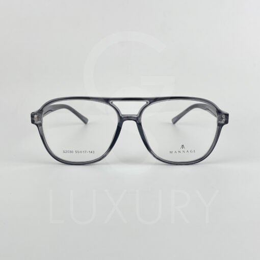 Lunette Optique double pont gris S2030