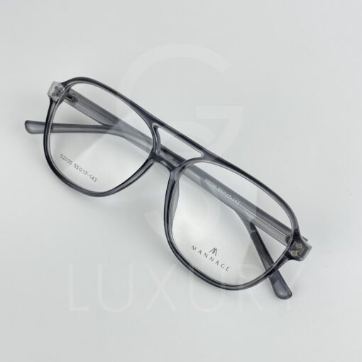 Lunette Optique double pont gris S2030 – Image 4