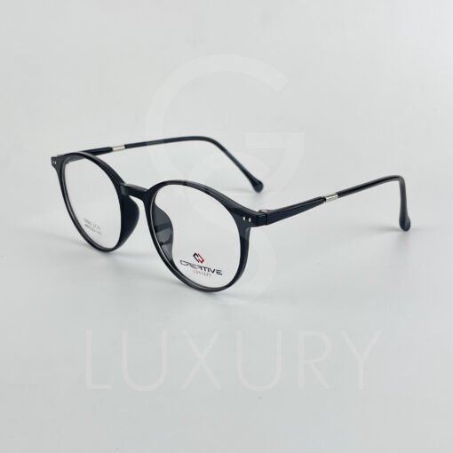 Lunette Optique rond noir 2126 – Image 3