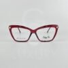 Lunette Optique rouge bras doré femmes GP20196