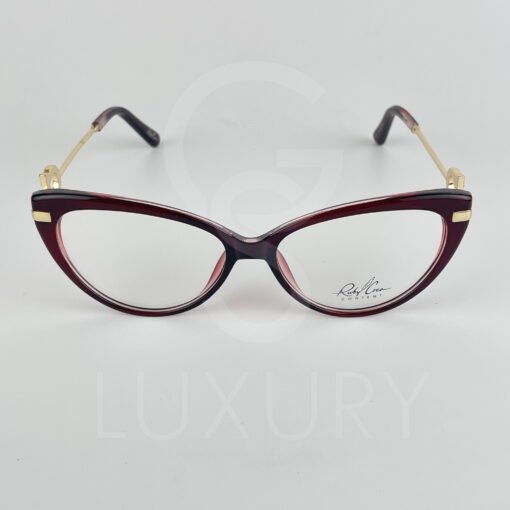Lunette Optique rouge bras doré femmes 0331 – Image 2