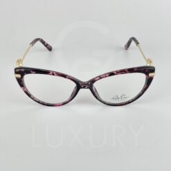 Lunette Optique mucheté bras doré femmes 0331