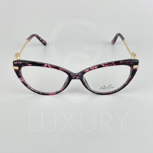 Lunette Optique mucheté bras doré femmes 0331 – Image 2