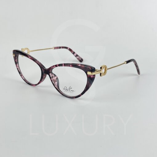 Lunette Optique mucheté bras doré femmes 0331 – Image 3
