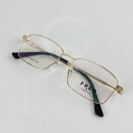 Lunette Optique carré doré JY1163 – Image 4
