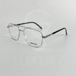 Lunette Optique double pont gris bras noir JY1146