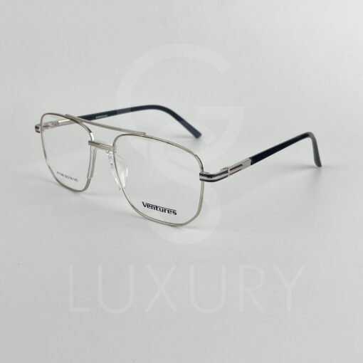 Lunette Optique double pont gris bras noir JY1146 – Image 3