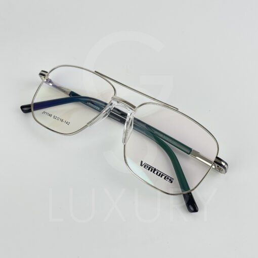 Lunette Optique double pont gris bras noir JY1146 – Image 4