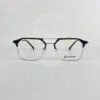 Lunette Optique double pont noir gris 22007