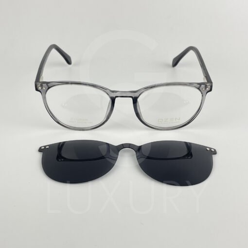 Lunette avec aplique qzen  rond gris TJ6807 – Image 2