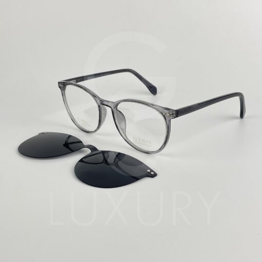 Lunette avec aplique qzen  rond gris TJ6807 – Image 3