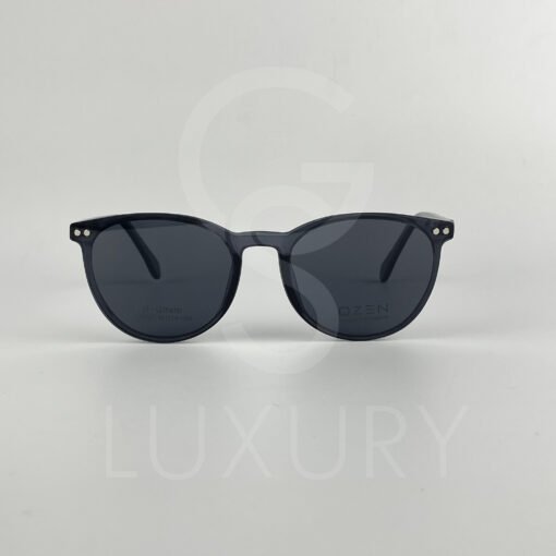Lunette avec aplique qzen  rond gris TJ6807 – Image 6