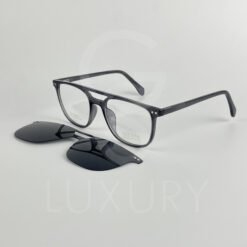 Lunette avec aplique qzen double pont gris TJ7602