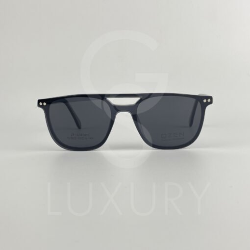 Lunette avec aplique qzen double pont gris TJ7602 – Image 6