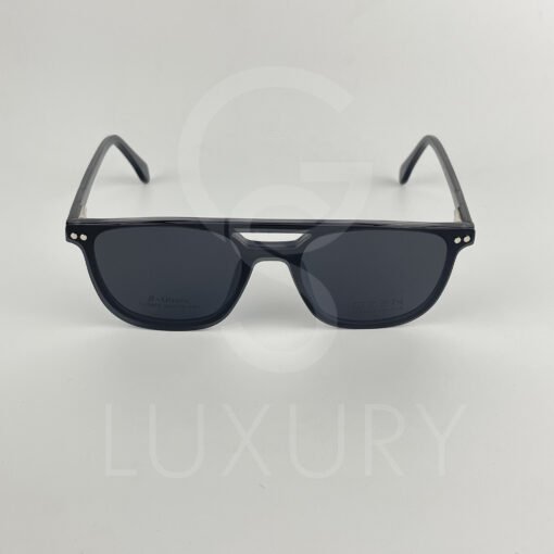 Lunette avec aplique qzen double pont gris TJ7602 – Image 7