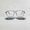 Lunette avec aplique double pont qzen gris TJ9904