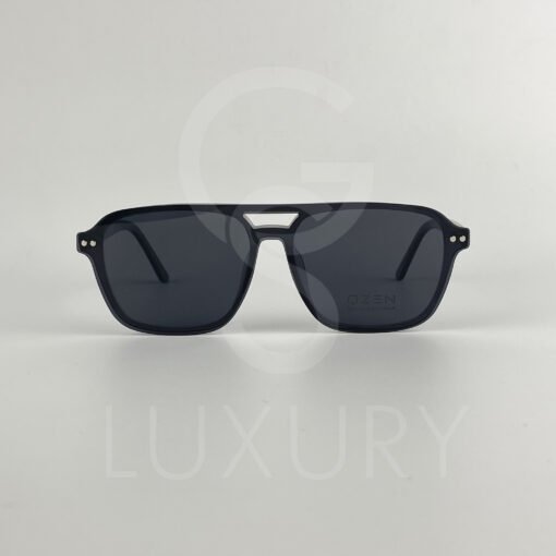 Lunette avec aplique double pont qzen gris TJ9904 – Image 6