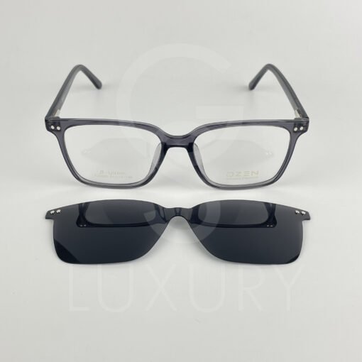 Lunette avec aplique carré qzen  gris TJ8602 – Image 2
