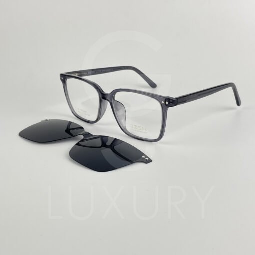Lunette avec aplique carré qzen  gris TJ8602 – Image 3