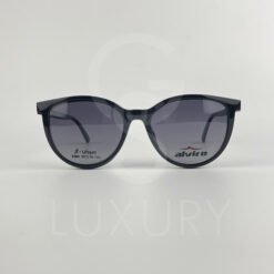 Lunette avec aplique TR-90 rond noir femmes 2365