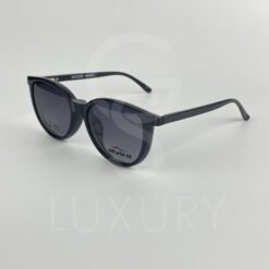 Lunette avec aplique TR-90 rond noir femmes 2365
