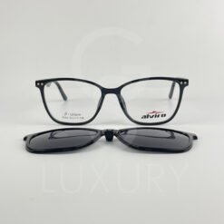 Lunette avec aplique TR-90 carré noir femmes 2360