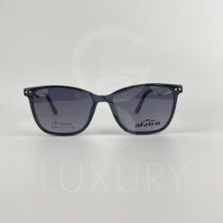 Lunette avec aplique TR-90 carré noir femmes 2360