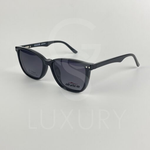 Lunette avec aplique TR-90 carré noir femmes 2360 – Image 9