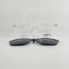 Lunette avec aplique TR-90 carré transparent femmes 2360