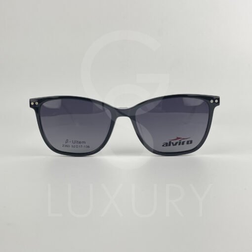 Lunette avec aplique TR-90 carré transparent femmes 2360 – Image 6