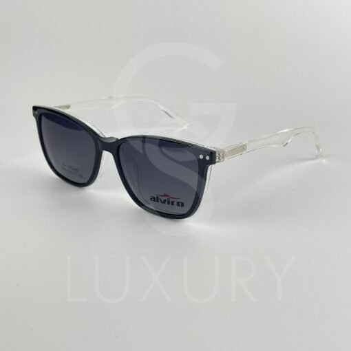 Lunette avec aplique TR-90 carré transparent femmes 2360 – Image 8