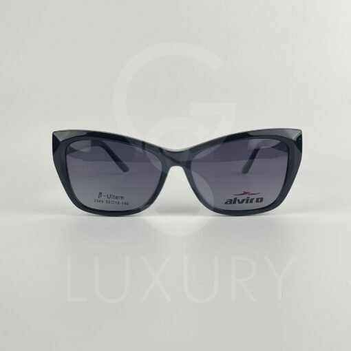 Lunette avec aplique TR-90 noir femmes 2349 – Image 6