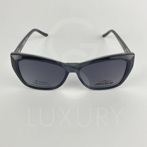Lunette avec aplique TR-90 noir femmes 2349 – Image 7
